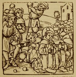 Steinigung des Answerus und seiner Mitbrüder durch die slawische Bevölkerung